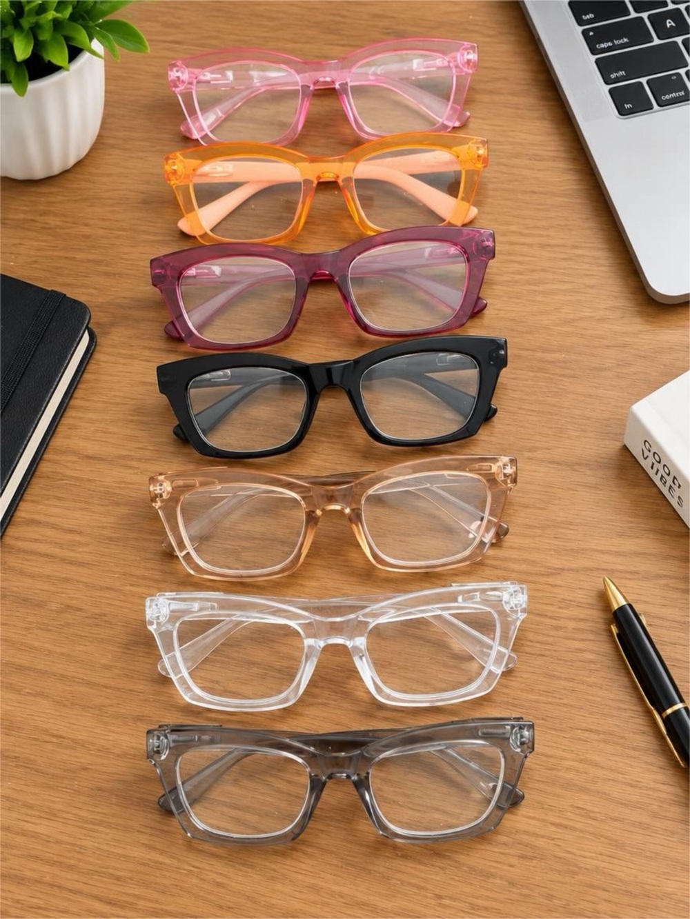 Readers reading eyeglasses +1.75 - +2.00 lot bundle pink orange green clear